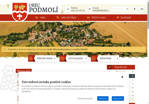 Zobrazit webové stránky Obecní úřad Podmolí