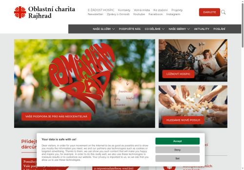 Zobrazit webové stránky Diecézní charita Brno, Oblastní charita Rajhrad