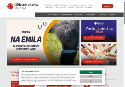 Zobrazit webové stránky Diecézní charita Brno, Oblastní charita Rajhrad