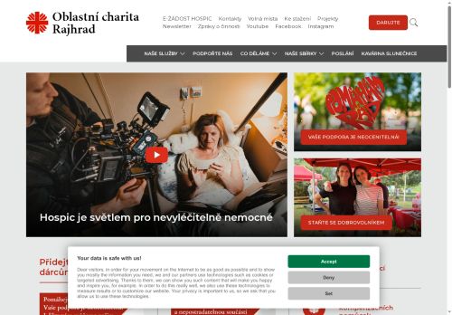 Zobrazit webové stránky Oblastní charita Rajhrad, Diecézní charita Brno