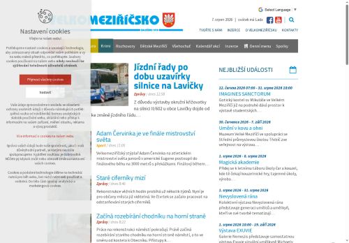 Zobrazit webové stránky Zpravodaj Velkomeziříčsko