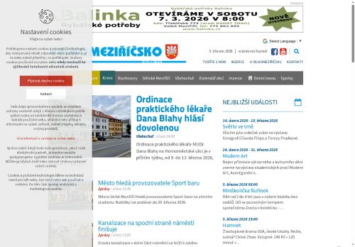 Zobrazit webové stránky Zpravodaj Velkomeziříčsko