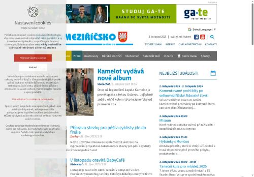 Zobrazit webové stránky Zpravodaj Velkomeziříčsko