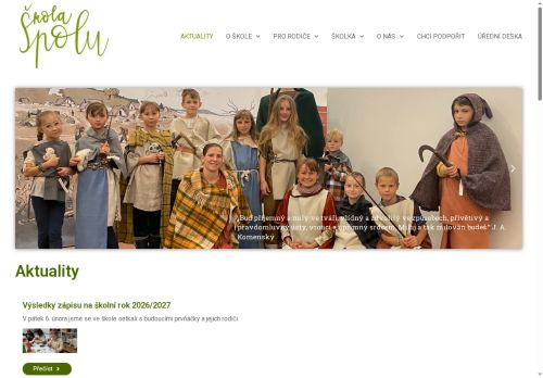 Základní škola Spolu nabízí práci na pozici Učitelé na 1. stupni základních škol (m/ž) v obci Nové Město na Moravě