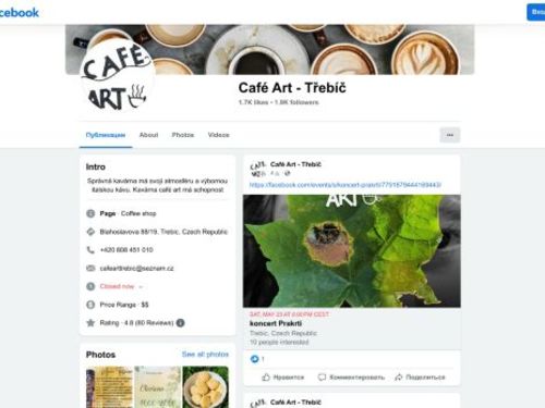 Café art Třebíč