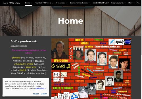 Zobrazit webové stránky Karel Machala