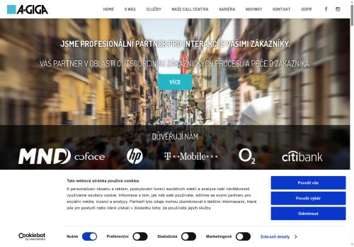 A - GIGA s.r.o. nabízí práci na pozici Teamleader Call centra v obci Dubenec