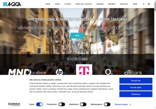 A - GIGA s.r.o. nabízí práci na pozici Teamleader Call centra v obci Dubenec