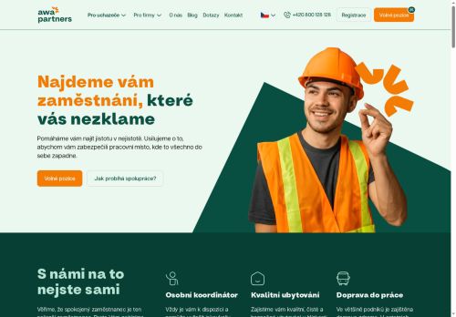 Webové stránky AWA PARTNERS International s.r.o., Mladá Boleslav