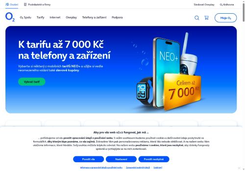 Zobrazit webové stránky O2 - Blansko