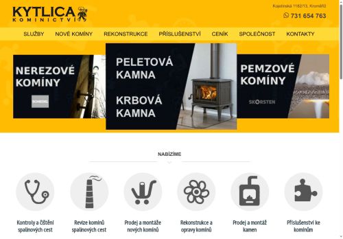 Webové stránky Stanislav Kytlica, Kroměříž