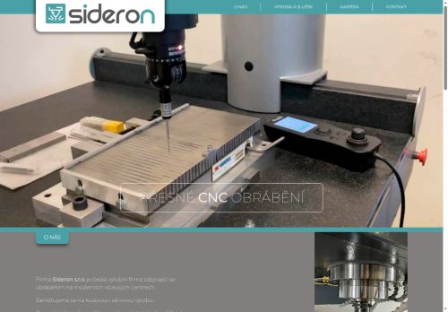 SIDERON s.r.o. nabízí práci na pozici Samostatný údržbář v obci Blažovice