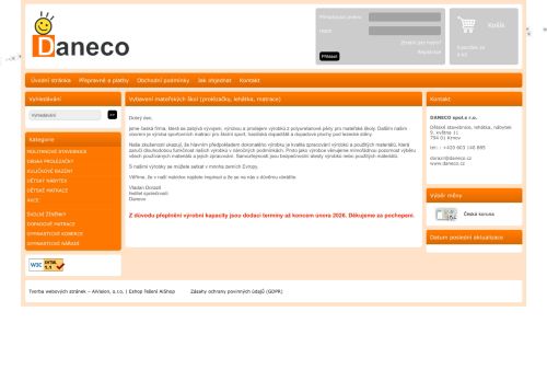 Zobrazit webové stránky Daneco, spol. s r.o.