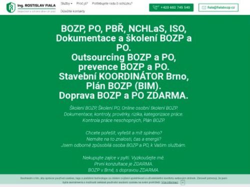 Ing. Rostislav Fiala - BOZP a PO