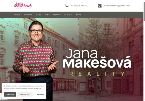 Zobrazit webové stránky Jana Makešová Reality
