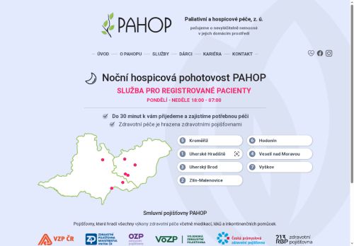 PAHOP, Zdravotní ústav paliativní a hospicové péče, z.ú. nabízí práci na pozici všeobecná sestra/bratr v obci Uherský Brod