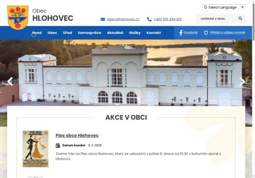 Zobrazit webové stránky Obecní úřad Hlohovec