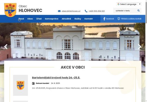 Zobrazit webové stránky Obecní úřad Hlohovec