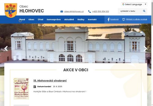 Zobrazit webové stránky Obecní úřad Hlohovec