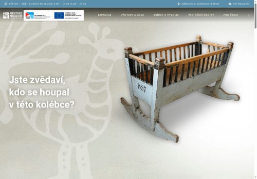 Zobrazit webové stránky Městské muzeum v Kloboukách u Brna