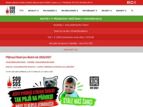 Střední odborné učiliště a střední odborná škola SČMSD, Znojmo