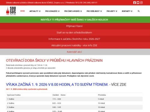 Střední odborné učiliště a střední odborná škola SČMSD, Znojmo