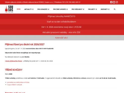 Střední odborné učiliště a střední odborná škola SČMSD, Znojmo