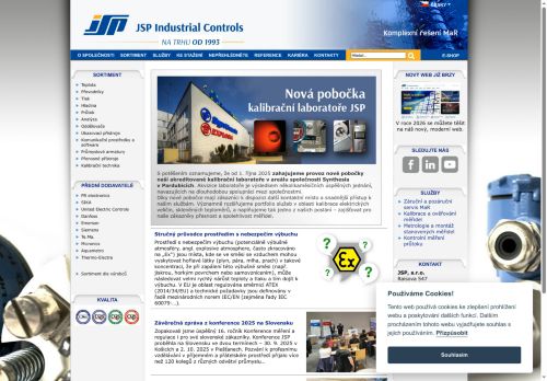 Webové stránky JSP, s.r.o., Kralupy nad Vltavou