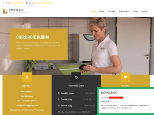 Chirurgie - MUDr. Renata Procházková