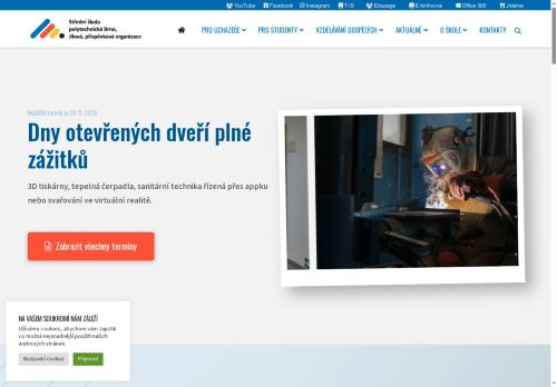 Webové stránky Střední škola polytechnická Brno, Jílová, příspěvková organizace, Brno