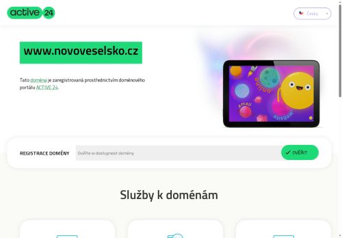 Webové stránky ZDV Novoveselsko, družstvo, Nové Veselí