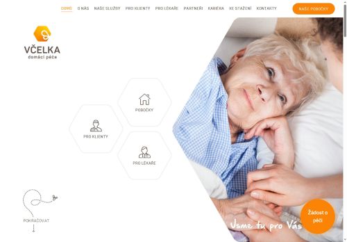 Zobrazit webové stránky Domácí péče Včelka Kolín