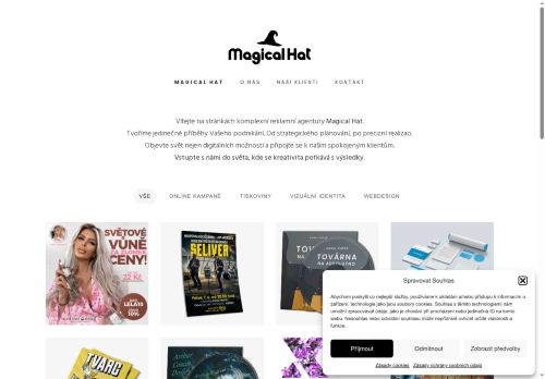 Zobrazit webové stránky Magical Hat
