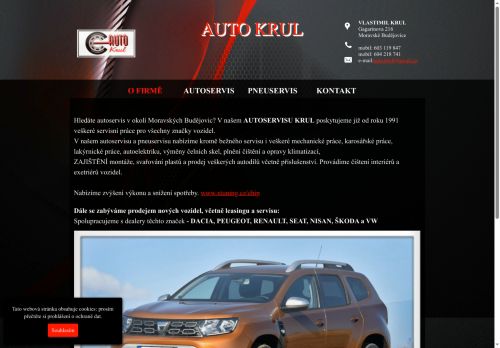 Zobrazit webové stránky Auto Krul