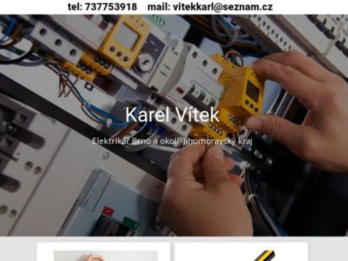 Karel Vítek - elektrikář