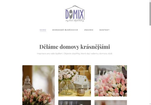 Zobrazit webové stránky Bytové doplňky Domix