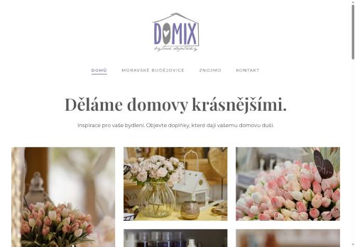 Zobrazit webové stránky Bytové doplňky Domix