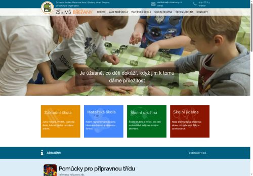 Základní škola a Mateřská škola, Břežany, okres Znojmo, příspěvková organizace nabízí práci na pozici učitel pro 1. stupeň ZŠ nebo speciální pedagog m/ž v obci Břežany