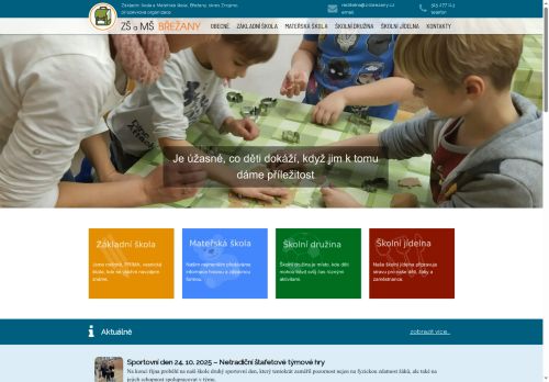 Základní škola a Mateřská škola, Břežany, okres Znojmo, příspěvková organizace nabízí práci na pozici Učitel/ka 1. stupně ZŠ nebo speciální pedagog/žka v obci Břežany