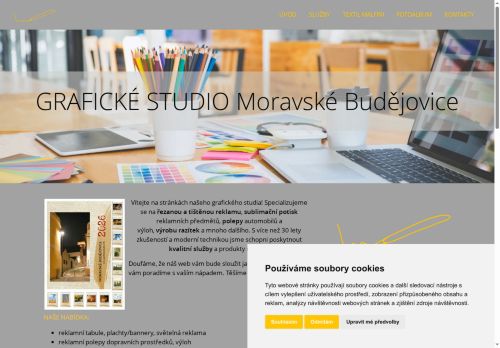 Zobrazit webové stránky Grafické studio Moravské Budějovice