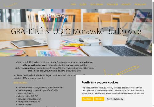 Zobrazit webové stránky Grafické studio Moravské Budějovice