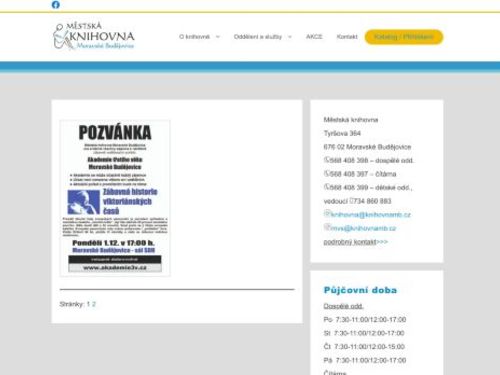 Městská knihovna Moravské Budějovice