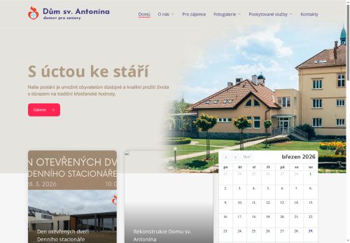 Zobrazit webové stránky Dům sv. Antonína