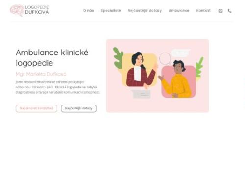Ambulance klinické logopedie Mgr. Markéta Dufková