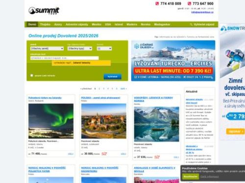 Summit Tour, s.r.o. - prodej dovolené na míru