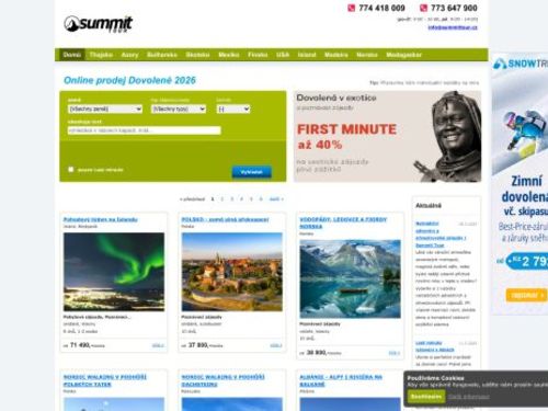 Summit Tour, s.r.o. - prodej dovolené na míru