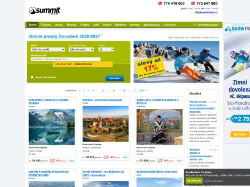 Summit Tour, s.r.o. - prodej dovolené na míru