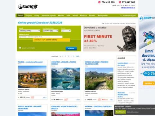 Summit Tour, s.r.o. - prodej dovolené na míru