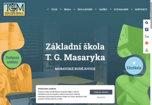 Zobrazit webové stránky Základní škola TGM Moravské Budějovice