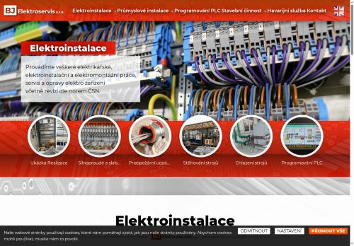 Webové stránky BJ-Elektroservis s.r.o., Prostějov